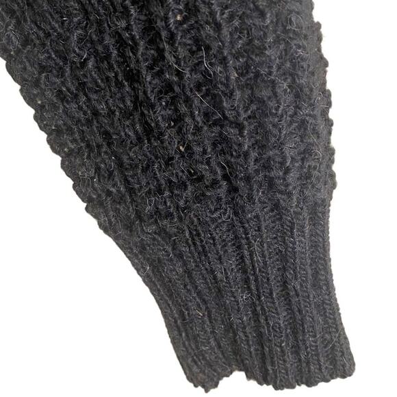 Gap Alpaca Box Knit Cowl Neck Sweater Charcoal Gray Size XL - Picture 4 of 7